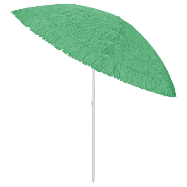 vidaXL Hawaii Beach Parasol Green 300 cm