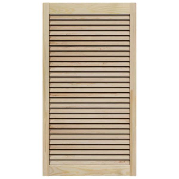 vidaXL Cabinet Door Natural 110 x 59.5 x 2.1 cm Solid pine wood
