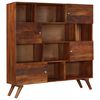 vidaXL Highboard Solid Reclaimed Wood 150x40x152 cm