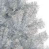 vidaXL Christmas Tree with 150 LEDs with Stand Silver 120 cm PET