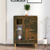vidaXL Sideboard Smoked Oak 69,5x34x90 cm Engineered Wood