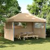 vidaXL Party Tent Folding Beige 292 x 440 x 315 cm Oxford Fabric