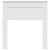 vidaXL Headboard with Headboard White 75 cm Engineered wood