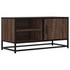 vidaXL TV Cabinet Brown Oak 80x34.5x40 cm Engineered Wood and Metal
