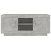 vidaXL TV Cabinet Concrete Grey 102x35x45 cm Engineered Wood