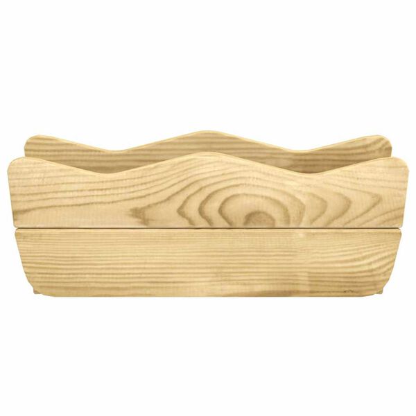vidaXL Garden Raised Bed 50x18x18 cm Impregnated Pinewood