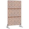 vidaXL Privacy Screen Grey 100 x 50 x 180 cm Weathering Steel