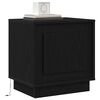 vidaXL Bedside Cabinet 2 pcs Black 44 x 34.5 x 45 cm Engineered Wood
