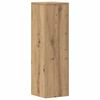 vidaXL Plant Stand 2pcs Artisan Oak 25x25x80 cm Engineered Wood