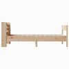 vidaXL Bed Frame without Mattress 90x200 cm Solid Wood Pine