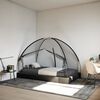 vidaXL Mosquito Net Mongolia with Doors 220 Mesh&nbsp;Black&nbsp;200x120x130 cm