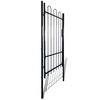 vidaXL Fence Gate with Hoop Top (single) 100 x 198 cm