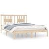 vidaXL Bed Frame without Mattress Solid Wood 160x200 cm