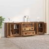vidaXL Sideboards 3 pcs Old Wood 210 x 35.5 x 67.5 cm Engineered Wood