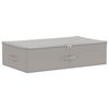 vidaXL Storage Box 24 pcs Non-woven fabric 70 x 40 x 18 cm 50.4 L Grey