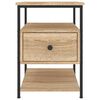 vidaXL Bedside Cabinets 2 pcs Sonoma Oak 40x42x56 cm Engineered Wood