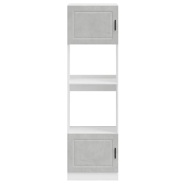 vidaXL Oven Cabinets 2 pcs Porto Concrete Grey Engineered Wood