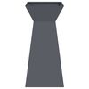 vidaXL Pillar Planter 2 pcs Anthracite 35 x 35 x 73 cm