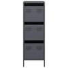 vidaXL Highboard Anthracite 39x35x103.5 cm Steel