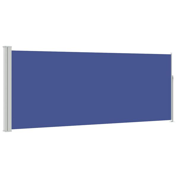vidaXL Retractable Side Awning 120 x 300 cm Blue