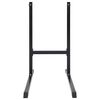 vidaXL Dip Station Black 104 x 66.5 x 122 cm Powder-coated steel