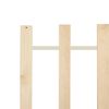 vidaXL Roll-up Bed Base with 11 Slats 80x200 cm Solid Pinewood