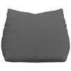 vidaXL Back Pillow Dark Grey 45 x 20 x 35 cm Fabric