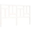 vidaXL Bed Frame without Mattress White King Size Solid Wood