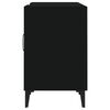 vidaXL TV Cabinet Black 150x30x50 cm Engineered Wood