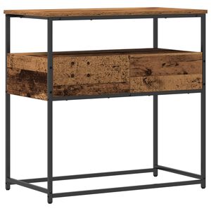 vidaXL Console Table Old Wood 75 x 40 x 75 cm Engineered Wood