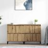 vidaXL Sideboards 2 pcs Artisan Oak 60 x 35 x 70 cm Engineered Wood