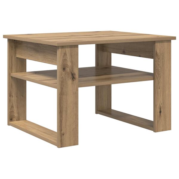 vidaXL Coffee Table Artisan Oak 64 x 54 x 44 cm Engineered Wood
