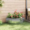 vidaXL Planter Silver 120 x 60 x 35 cm Galvanised Steel