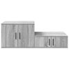 vidaXL Storage Cabinet 2 pcs Grey Sonoma 127 x 41 x 40 cm