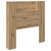 vidaXL Headboard Artisan Oak 100 x 15 x 103.5 cm Engineered Wood