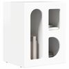 vidaXL Bedside Table High Gloss White 40 x 35 x 50 cm Engineered Wood