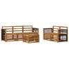vidaXL Sofa Sets 6 pcs Solid Acacia Wood
