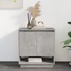 vidaXL Sideboard Concrete Grey 70x41x75 cm Engineered Wood