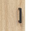 vidaXL Wall Mounted Cabinet Sonoma Oak 34.5x34x90 cm