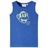 Kids' Tank Top Blue Melange 128