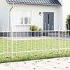 vidaXL Garden Fence White 170 x 100 cm