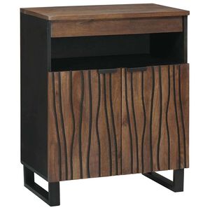 vidaXL Sideboard with Drawer Brown 60 x 33 x 75 cm Solid mango wood