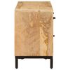 vidaXL TV Stands with Drawer Brown 110 x 30 x46 cm Solid Mango Wood