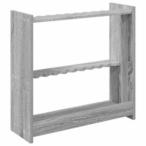 vidaXL Billiard Cue Stand Engineered Wood 60 x 20 x 57 cm Grey Sonoma