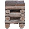 vidaXL Stool Natural 30 x 30 x 38 cm Solid Teak Wood