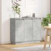 vidaXL LED Sideboard Concrete Grey 90 x 32 x 75 cm Engineered Wood