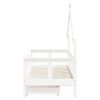 vidaXL Kids Bed Frame with Drawers White 70x140 cm Solid Wood Pine