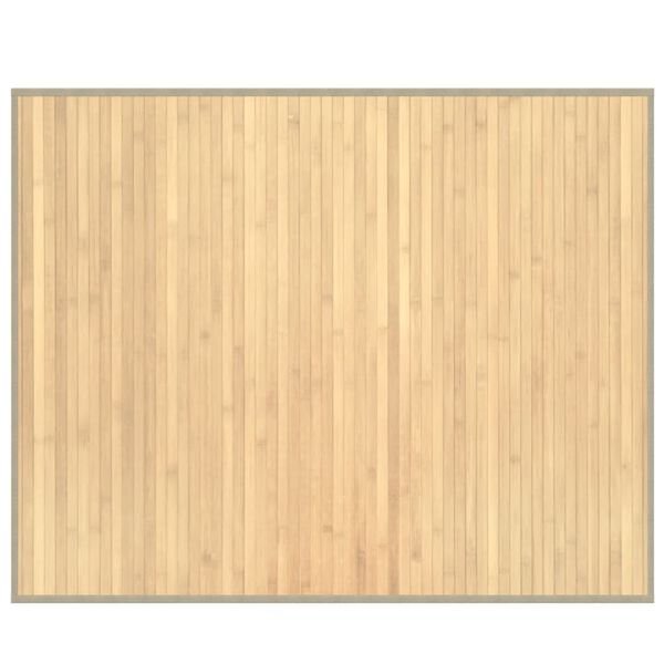 vidaXL Rug Rectangular Light Natural80x100 cm Bamboo
