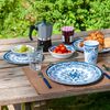 Bo-Camp 16 Piece Tableware Set Old Dutch Melamine Blue