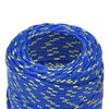 vidaXL Boat Rope Blue 2 mm 100 m Polypropylene